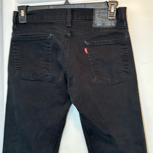 Levi’s 513 Slim Straight Jeans Black 30x30 - Picture 5 of 11